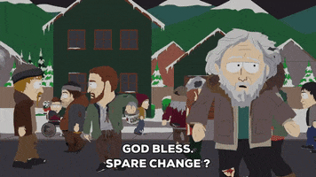 spare change GIF by South Park 