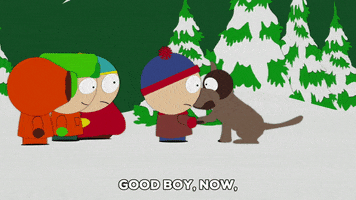 eric cartman dog GIF by South Park 