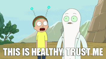 GST_iGus healthy rick and morty trust me GIF