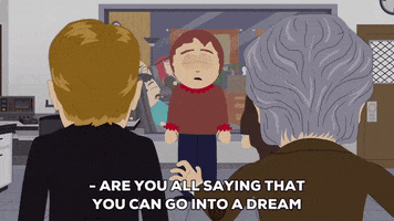 dream talking GIF by South Park 