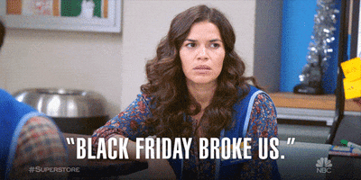 Sad Black Friday GIF by NBC