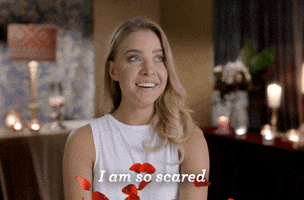 scared GIF by The Bachelor Australia