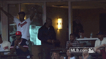 Celebrating Hands Up GIF by MLB