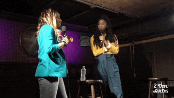 Jessica Williams Ciara GIF by 2 Dope Queens Podcast