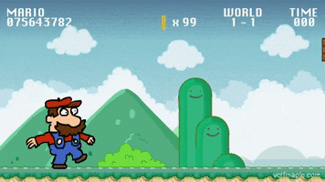 Super Mario Steroids GIF