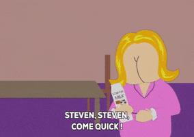stephen thompson hurry GIF by South Park 