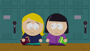 sad girls GIF by South Park 