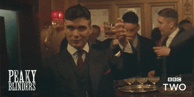peaky blinders drinking GIF by BBC