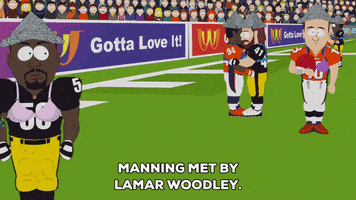 eli manning football GIF by South Park 