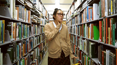 Melly Lee library librarian melly lee amanda suk GIF
