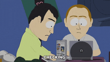 computer checking GIF by South Park 