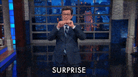 Excited Stephen Colbert GIF by The Late Show With Stephen Colbert