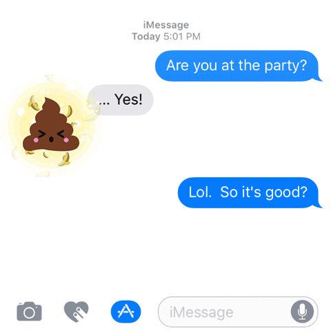 cinderlystyle emoji stickers poo bananas GIF
