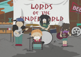 music band rock GIF by South Park 