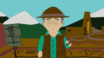 mining archaeologist GIF by South Park 