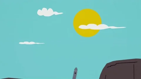sun flying GIF by South Park