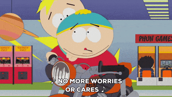 eric cartman motorcycle GIF by South Park 