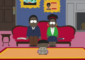 token black couch GIF by South Park 