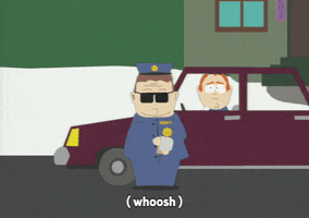 confused cop GIF by South Park 