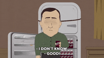 talking i don't know GIF by South Park 