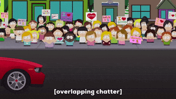 butters stotch cheering GIF by South Park 