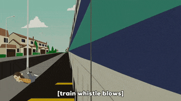 train laying GIF by South Park 