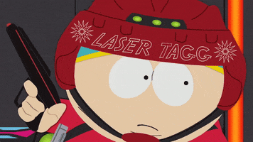 eric cartman laser tag GIF by South Park 