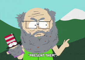 commanding old man GIF by South Park 