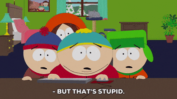 eric cartman idiot GIF by South Park