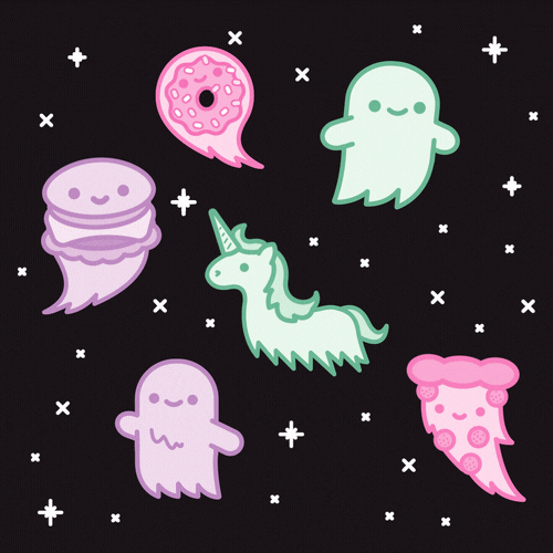 pizza ghost GIF by 100% Soft