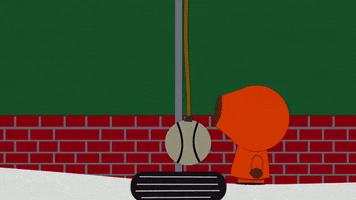 kenny mccormick tetherball GIF by South Park 
