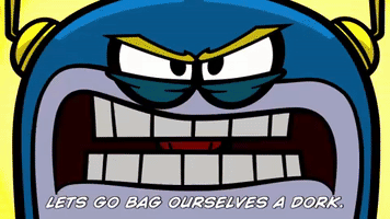 dork taunt GIF by Atomic Puppet