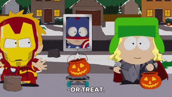 eric cartman halloween GIF by South Park