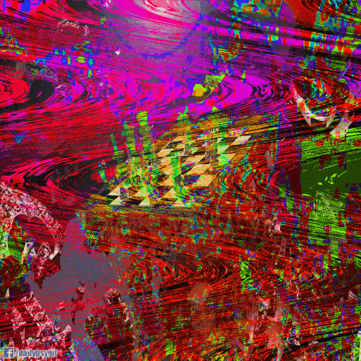 Rainbow Distort GIF by Psyklon