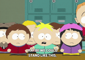 turning around butters stotch GIF by South Park 