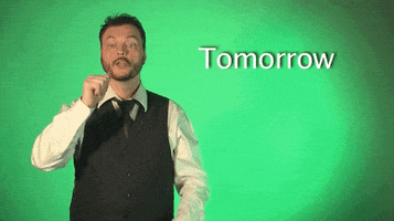 sign language tomorrow GIF by Sign with Robert