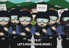 police entering GIF by South Park 