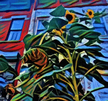 Sunflower Deep Dream GIF by Justin