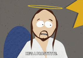 Jesus Hooker GIF by South Park 
