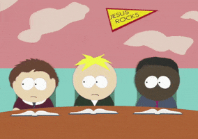 sitting token black GIF by South Park 