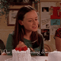 Lauren Graham Cake GIF by Gilmore Girls 