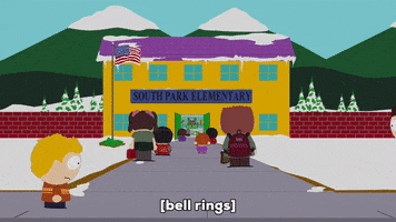 school bell GIF by South Park 