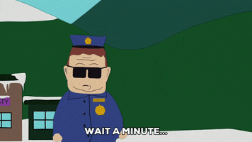 officer barbrady speaking GIF by South Park 