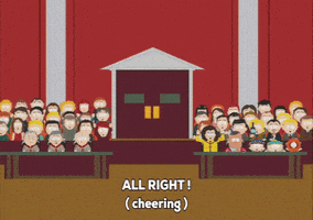 crowd in church GIF by South Park 