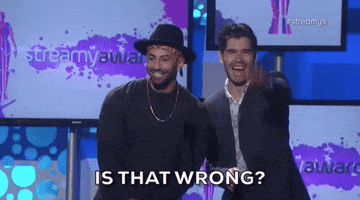 Is That Wrong GIF by The Streamy Awards