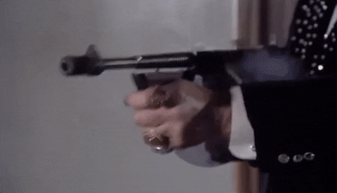 Giphy - bulletproof machine gun GIF by Warner Archive