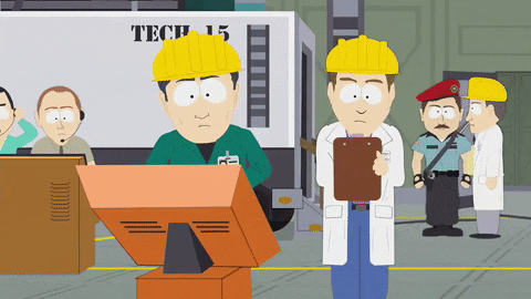listening working GIF by South Park 