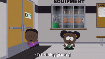 token black fighting GIF by South Park 