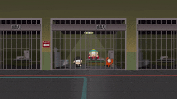 eric cartman prision GIF by South Park 