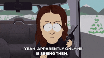 driving walkie talkie GIF by South Park 